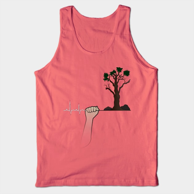 lonely tree Tank Top by Express Yourself everyday